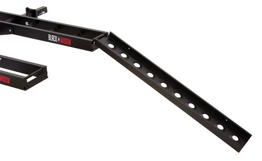 Self-storing ramp fits left or right side for quick loading and unloading