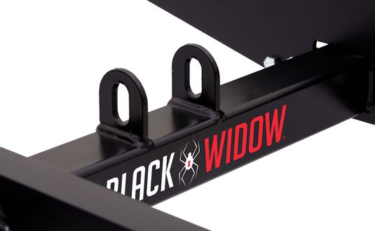 Two tie-down points per track keeps bikes balanced and secure