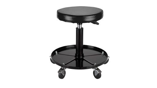 Rolling Shop Seat with Built-in Tool Tray
