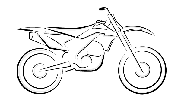 Dirt Bike Wheel Chocks for Hauling & Storing