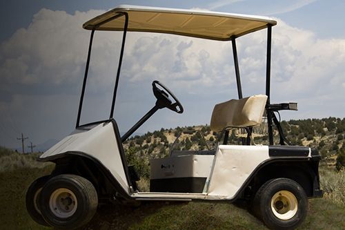 Card image cap for Getting a Golf Cart Out of a Ditch: The Right Way vs the Wrong Way