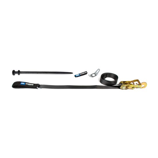 2IN-CANOPY-AWNING-CINCH-W-STAKES 2 CanopyAwning Cinch Tie-Down Strap or Pack with Stakes
