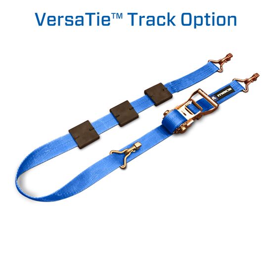 2IN-X-10FT-TIRE-BLK-W-VERSA-TRACK-END 2 x 10 Tire Block Strap with VersaTie Track Ends