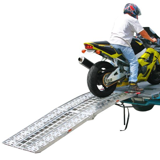 Full Width Motorcycle Ramps | Wide Ride-Up Ramps | Black Widow