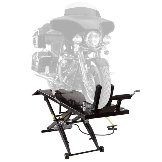 BW-1000A-P Pneumatic Motorcycle Lift Table  Shop Kit Options - 1000 lb Capacity