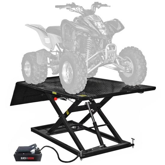 BW-1500AO-V2-P AirHydraulic Motorcycle Lift Table  Shop Kit Options - 1500 lb Capacity