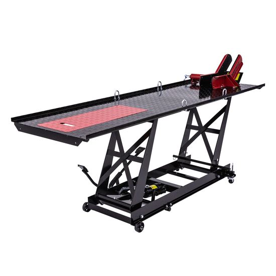 BW-680-P Black Widow Hydraulic Motorcycle Lift Table - 1000 lb Capacity