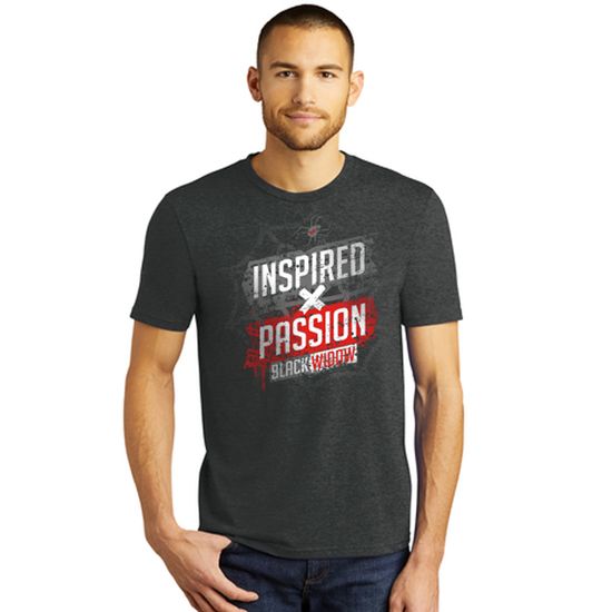 BW-BFSS02-M-XL Spider Web Logo Mens Short Sleeve Crew Neck T-Shirt - XL