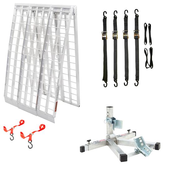 MTK3 Motorcycle Trailer Transport Kit 10 Bi-Fold Ramp