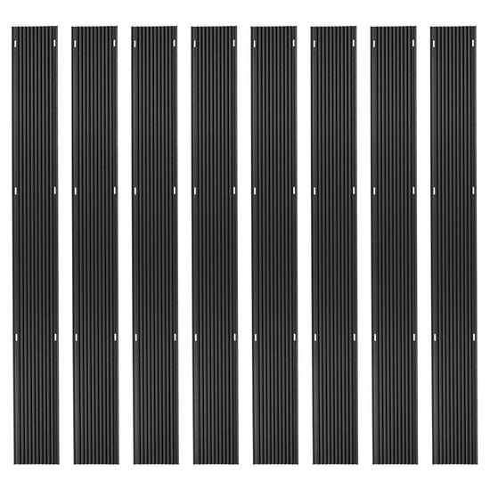 SKI-G60-8 Black Ice 5 Snowmobile Ski Guides 8-Pack