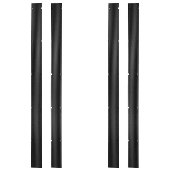 SKI-G96-4 Black Ice 8 Snowmobile Ski Guides 4-Pack