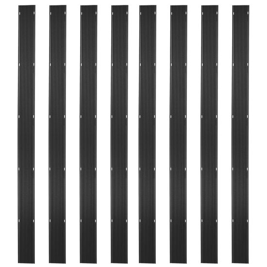 SKI-G96-8 Black Ice 8 Snowmobile Ski Guides 8-Pack