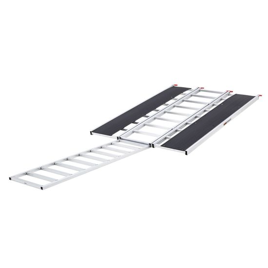 SNO-7754-HDXW-EXT Black Ice 65 Folding Snowmobile Ramp wExtension