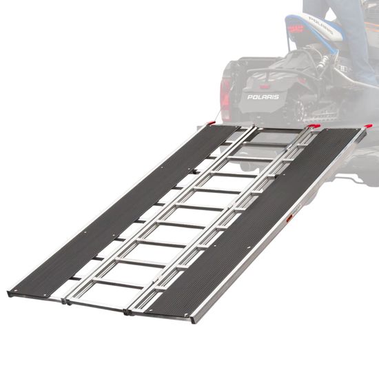 SNO-9454-HDXW Black Ice 7 10 Folding Snowmobile Ramp