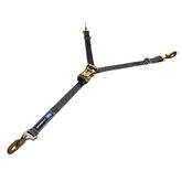 121933 35 to 40 Y-Strap with Twisted Snap Hook - Black