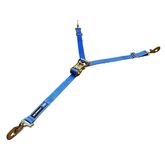 122933 35 to 40 Y-Strap with Twisted Snap Hook - Blue