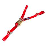 123932 35 to 40 Y-Strap with Adjustable Loop - Red