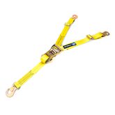 124934 35 to 40 Y-Strap with Flat Snap Hook - Yellow