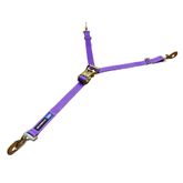 126933 35 to 40 Y-Strap with Twisted Snap Hook - Purple