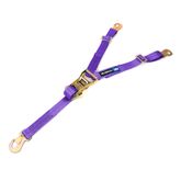 126934 35 to 40 Y-Strap with Flat Snap Hook - Purple