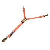 128933 35 to 40 Y-Strap with Twisted Snap Hook - Orange