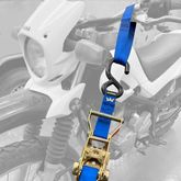 510003 1 x 6 ATV  Motorcycle Ratchet Utility Pack with S-Hook - Red 3