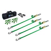 510335 1 x 6 ATV  Motorcycle Ratchet Utility Pack with S-Hook and Keeper - Lime Green