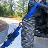 510344 1 x 10 ATV  Motorcycle Ratchet Utility Pack with S-Hook and Keeper - Yellow 5