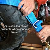 513102A Extra-Large Adjustable UTV Tire Net Pack - Red 1