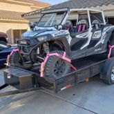513102A Extra-Large Adjustable UTV Tire Net Pack - Red 2