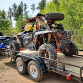 513102A Extra-Large Adjustable UTV Tire Net Pack - Red 4