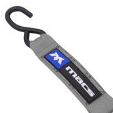517010 2 x 6 ATV  Motorcycle Ratchet Pack with S-Hook - Gray 5