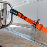 518011 2 x 6 Motorcycle Ratchet Pack with Integrated Soft Loops S-Hooks - Orange 2