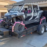 519104A Medium Adjustable UTV Tire Net Pack - Pink 2