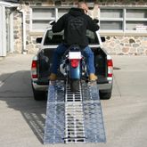 AF-9034-HD 7 6 3-Piece Arched Folding Motorcycle Ramp 2