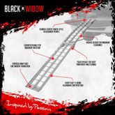 AFL-9012 7 6 Arched Folding Single Runner Motorcycle Ramp EI2