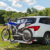 AMC-400L Nonfolding Dirt Bike Carrier with Extra-Long 6 Ramp 1