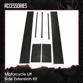 BW-1000A-BYO Black Widow Motorcycle Lift Table Pneumatic - Build Your Own Shop Kit 2