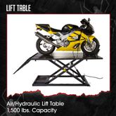BW-1500AO-V2-BYO Black Widow ATV Lift Table AirHydraulic - Build Your Own Shop Kit