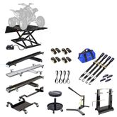 BW-1500AO-V2-BYO Black Widow ATV Lift Table AirHydraulic - Build Your Own Shop Kit 1