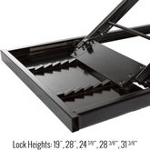 BW-1500AO-V2 Hydraulic ATV Lift Table - 1500 lb Cap 5