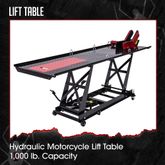 BW-680-BYO Hydraulic Motorcycle Lift Table - Build Your Own Shop Kit Package 1