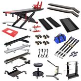 BW-PROLIFT-HD-BYO Black Widow ProLift Motorcycle Lift Table Pneumatic - Build Your Own Shop Kit 1