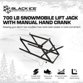 SNO-1508 Black Ice Snowmobile Lift AI1
