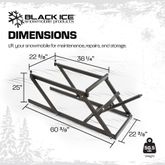SNO-1508 Black Ice Snowmobile Lift AI3