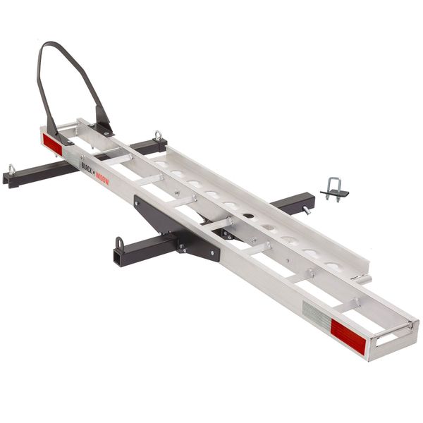 Black Widow Aluminum Dirt Bike Carrier w/Wheel Chock – 400 lb