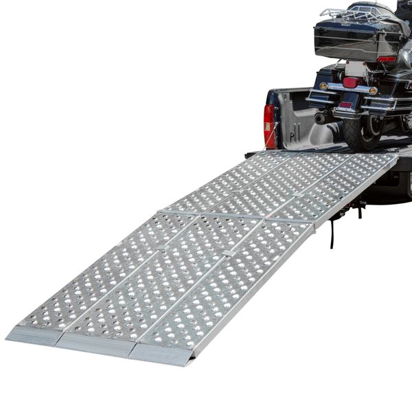 10' Aluminum Folding Motorcycle Ramp – 3 Piece – Big Boy EZ Rizer