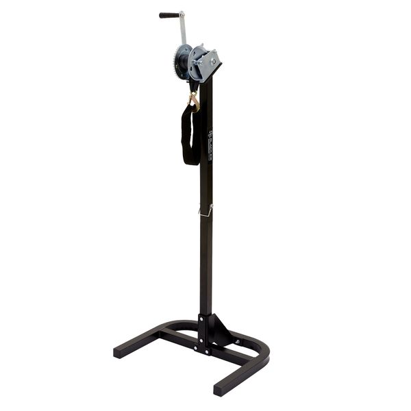 Black Ice Aluminum Snowmobile Lift with Winch | Black Widow