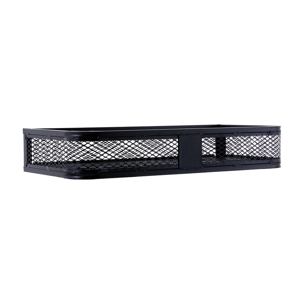 thumbnail image 2 of Heavy Duty Steel Front Cargo Basket For ATV/UTV – Universal Fit – Black (37.25" X 17.25" X 7") 2 of 6